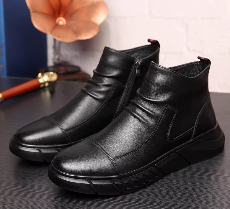 Sepatu Leather Klasik